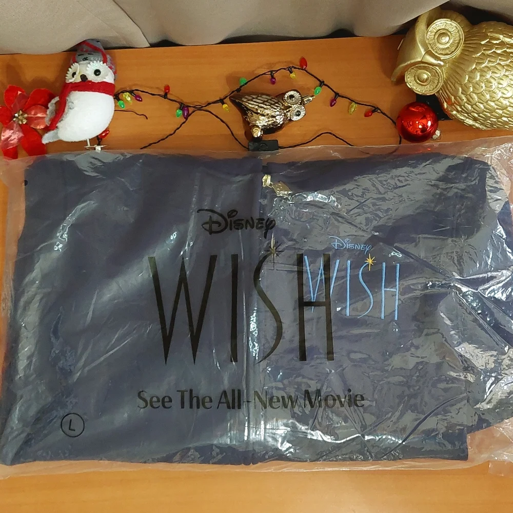 Disney's Wish movie 2023 zip up hoodie sweatshirt. NWT. With a Star zipper pull⭐ - Picture 10 of 11